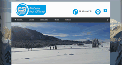 Desktop Screenshot of ecole-nordique-glieres.net